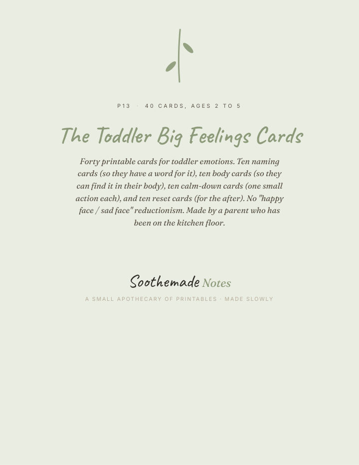 Page 1 of Toddler Emotions Flash Cards: Feelings, Calm-Down and Repair Cards for Big Feelings, Ages 2 to 5