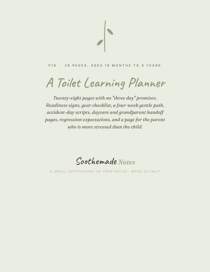 Page 1 of Potty Training Planner and Tracker: For the Long Week