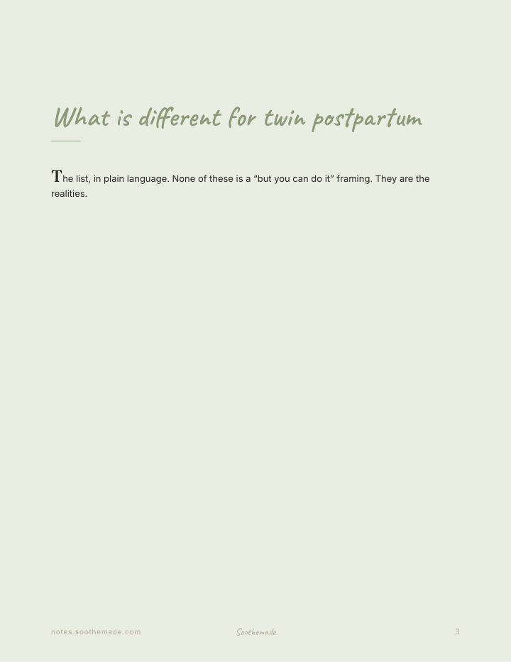 Page 3 of Twin Newborn Planner and Feeding Log: The First Six Weeks Home With Two