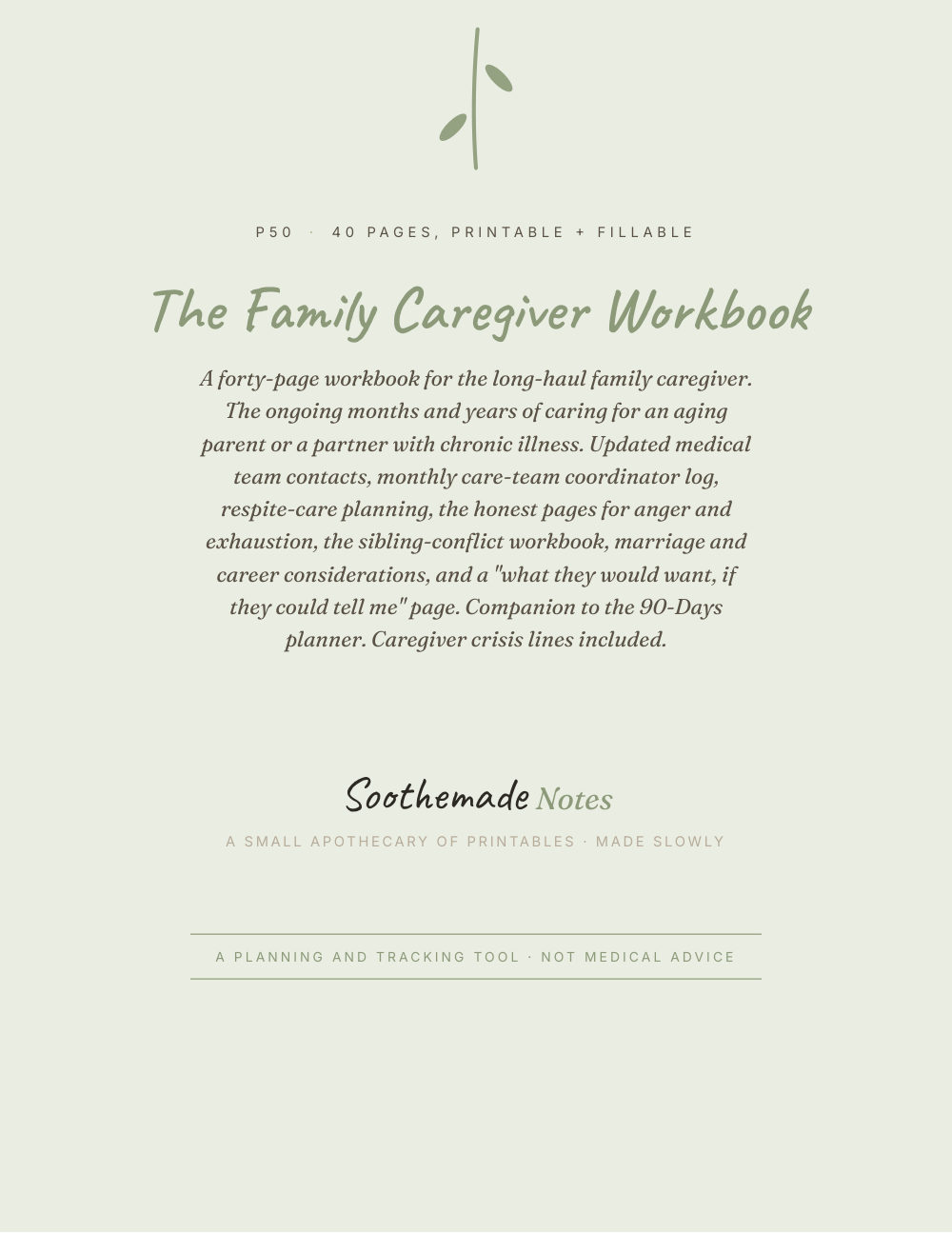 Cover page of Caregiver Planner for Aging Parents: The Long Stretch