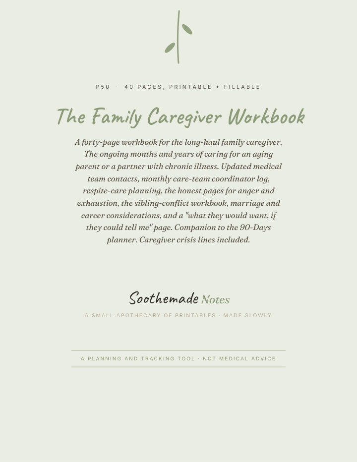 Page 1 of Caregiver Planner for Aging Parents: The Long Stretch
