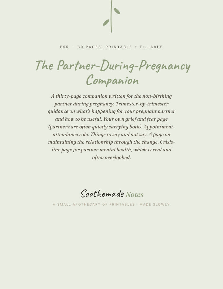 Page 1 of Pregnancy Guide for Partners and Dads-to-Be: The Nine Months You Are Also Living
