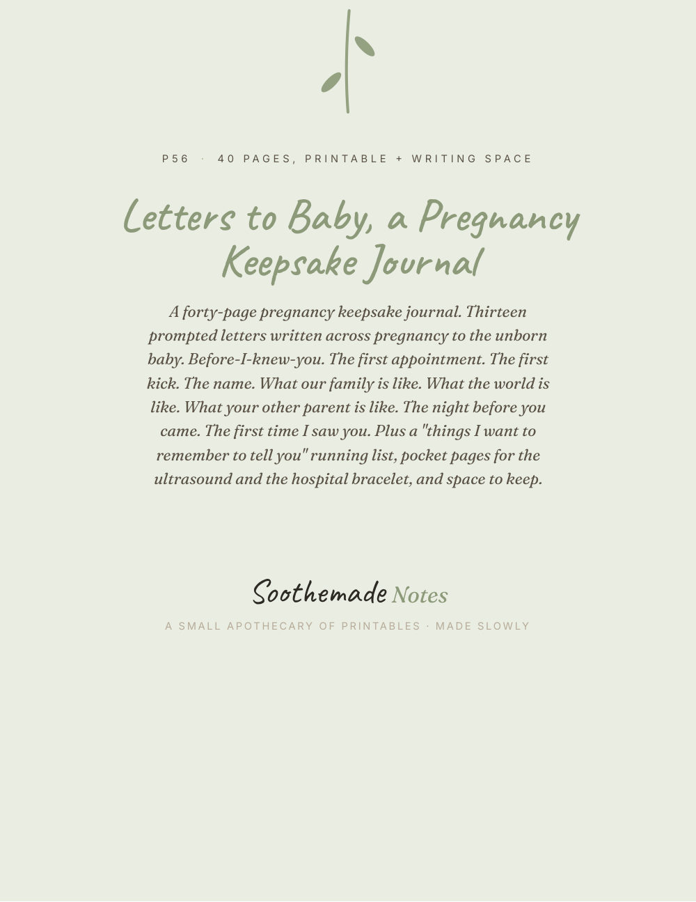 Cover page of Letters to My Unborn Baby: A Pregnancy Keepsake Journal and Expecting Mom Gift